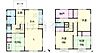 間取り：軽量鉄骨造2階建て4ＳＬＤＫ！