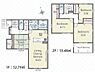 間取り：〇3ＬＤＫ〇土地面積／127.33平方メートル（38.51坪）建物面積／108.27平方メートル（32.75坪）