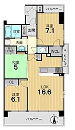 間取図画像 3LDK