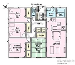 姶良市西餅田新築平屋　第13-1号棟