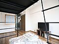 シンプルな内装...