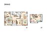 間取り：※図面と現況が異なる場合は現況を優先させていただきます。※土地面積は分筆後、多少面積の増減可能性があります。