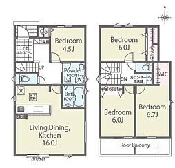 豊川市本野町　第1期　新築　全4棟　1号棟
