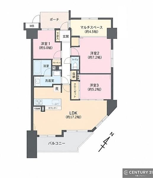 間取りを拡大表示