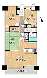 間取図画像 3LDK