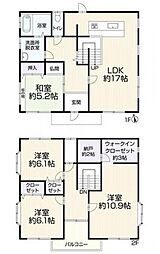 藤枝市光洋台9-12　中古住宅 4SLDKの間取り