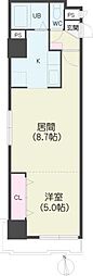パークヒルズ平岸310 1LDKの間取図画像