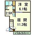 ピアウエスト4階4.5万円