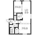 マイア月寒東4階7.5万円