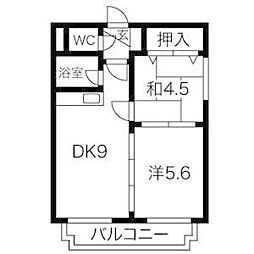 間取図画像 1LDK