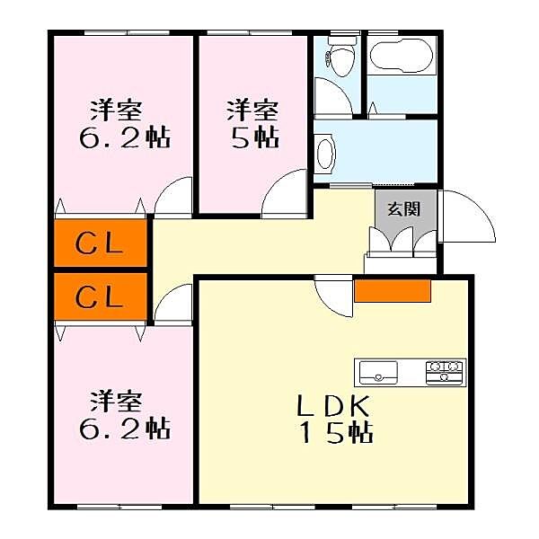 間取りを拡大表示