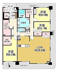 間取図画像 3LDK