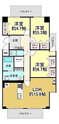 間取図画像 3LDK