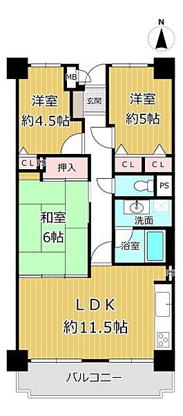間取りを拡大表示