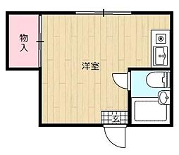 文教大学指定寮センバ&フェニックス ワンルームの間取図画像