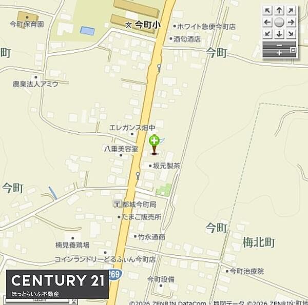 地図を拡大表示