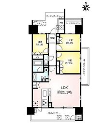 間取図画像 3LDK