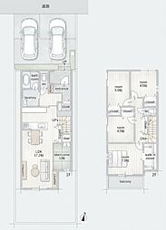 新築戸建 名古屋市瑞穂区白砂町2丁目 2号棟
