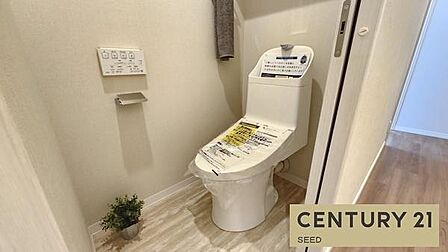 シンプルで使い勝手の良いトイレです。