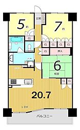 間取図画像 3LDK