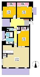 間取図画像 3LDK