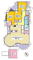 サンシティ稲熊 3LDKの間取図画像