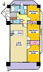 間取図画像 3LDK