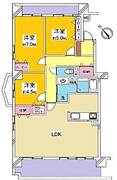 間取図画像 3LDK