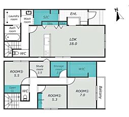 知立市昭和3丁目 新築戸建 全2棟 B棟