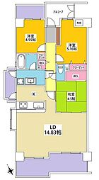 シティコープ安城桜町 3LDKの間取図画像