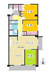 間取図画像 3LDK