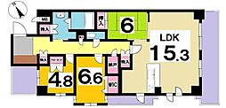 キングスコートソフィア三河安城 3LDKの間取図画像