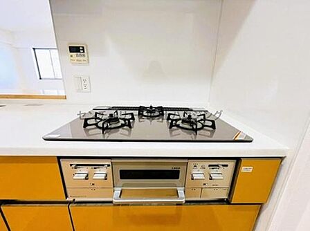 三口コンロです