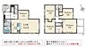 間取り：1階と2階にバランス良く配置された間取りで快適な生活動線を実現しています。リビングダイニングが広く家事や生活がしやすい設計です。各部屋に収納スペースが備えられており荷物の整理が簡単に行えます。