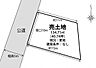 区画図：間口約10mの整形地で建築条件がありません。現況更地のため用途の自由度が高い土地です。公道幅員5mに面し出入りがしやすい形状です。