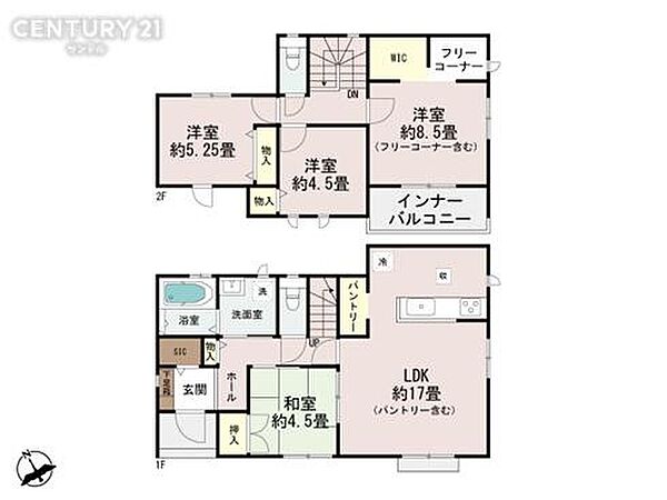 間取りを拡大表示