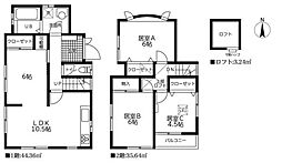 泉区中古戸建 南面バルコニー ロフト 駅徒17分