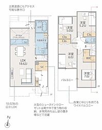 1号棟保土ケ谷区新築戸建 4台駐車可 WIC SIC