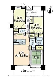 ドメス大和 3LDKの間取図画像