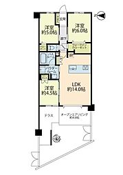 ヴェレーナグラン茅ヶ崎東海岸 3LDKの間取図画像