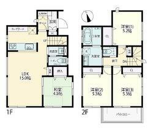 間取りを拡大表示