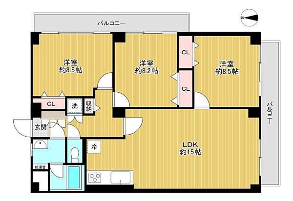 間取りを拡大表示