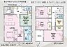 間取り：【3号棟】テレワークルームつき4LDK♪ ●駐車並列3台可能 ●JR東海道本線「西小坂井」駅まで徒歩10分