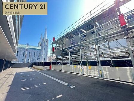 【駐車場】機械式駐車場です。(現況空き無し)