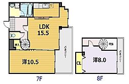 ステージハウス万石 3LDKの間取図画像