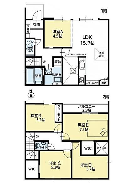 間取りを拡大表示
