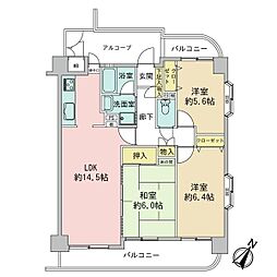 J'シティ井口 3LDKの間取図画像