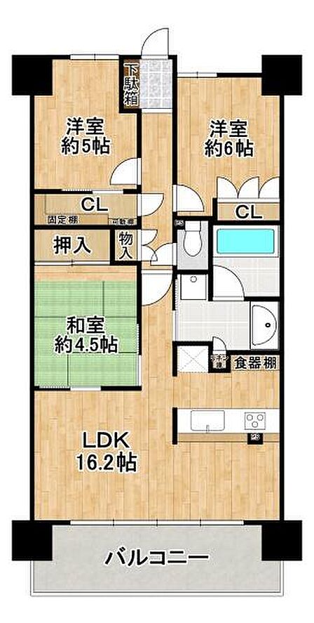 間取り:3LDK