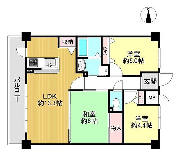 間取りを拡大表示