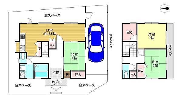 間取りを拡大表示